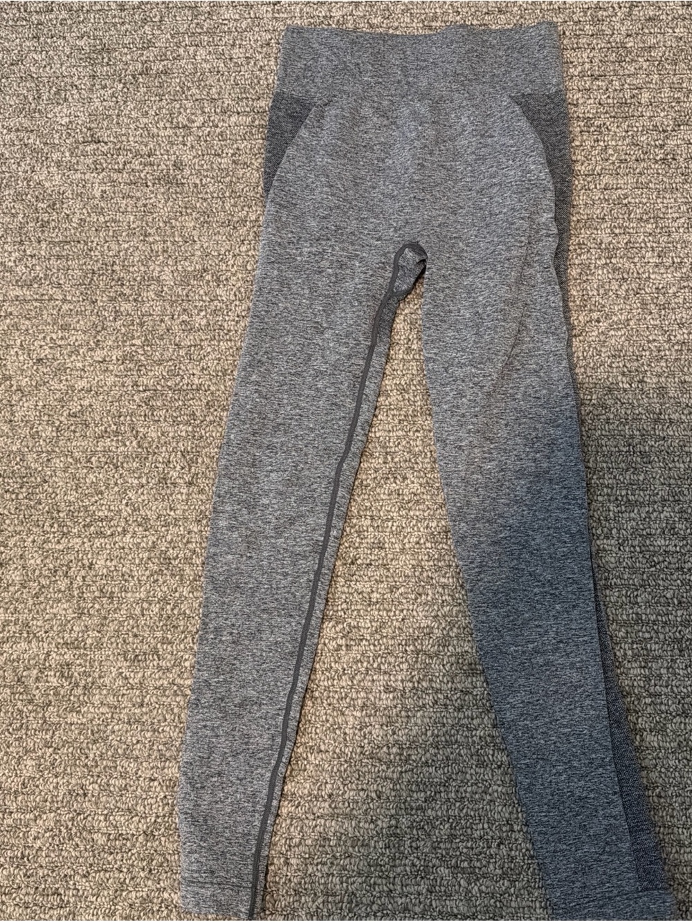 GYMSHARK Stretch Knit Leggings - Gray